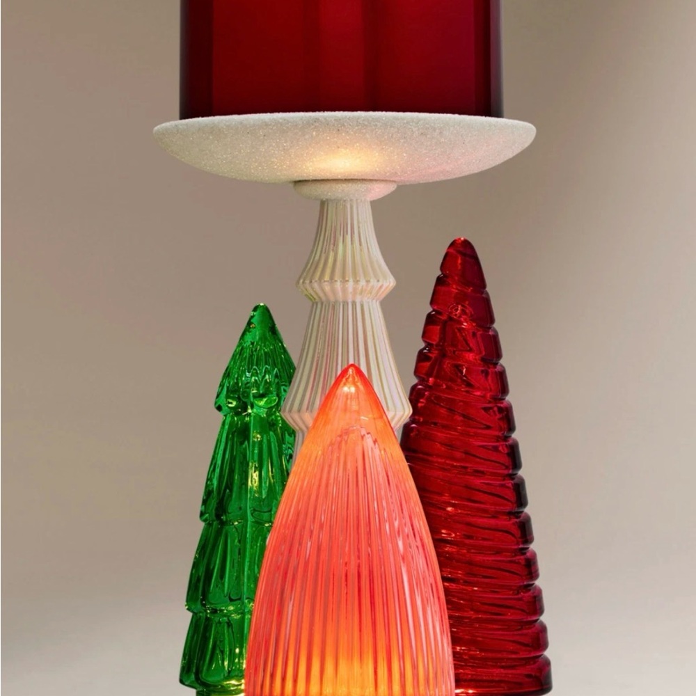 Christmas Tree light up Candle Holder pedestal